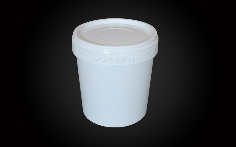 a white bucket