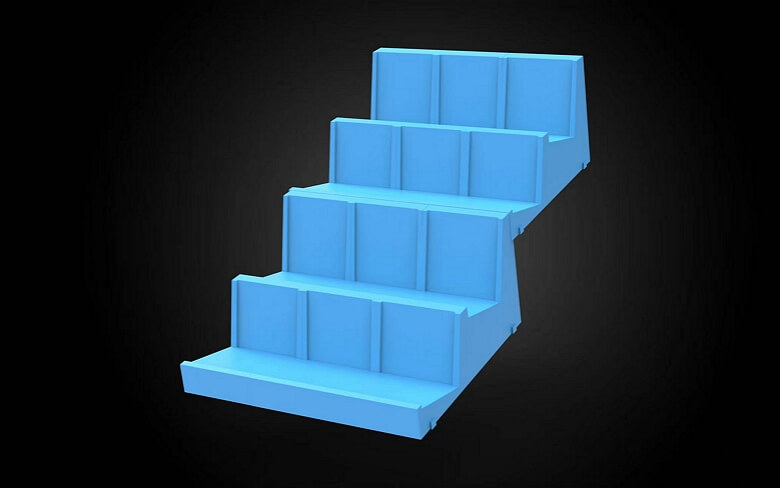 plastic shelf