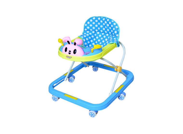 Foldable plastic baby walker