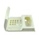White plastic telephone case