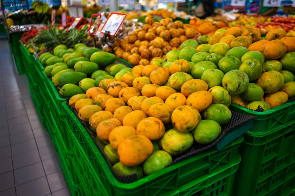 plastic fruit crates