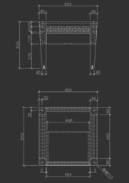 Sketch of injection molding