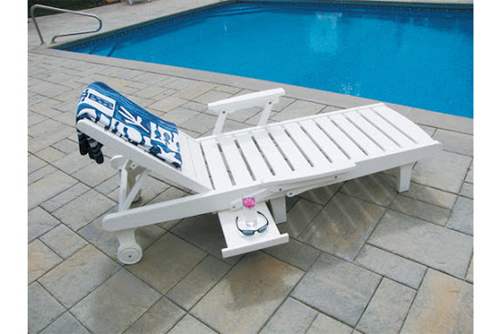 Plastic Poolside Chair