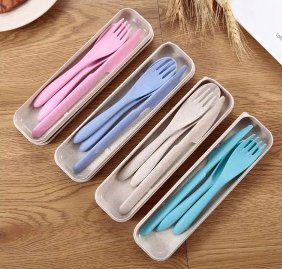 Colorful Reusable Plastic Utensils