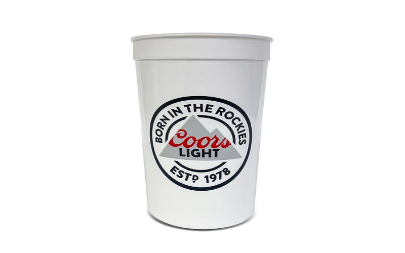 HDPE Plastic Straight Wall Souvenir Cups