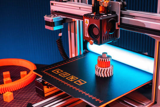 Close Up 3D Printer Image