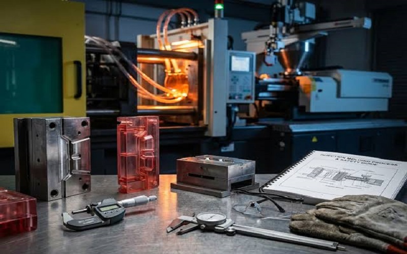 The process of injection molding