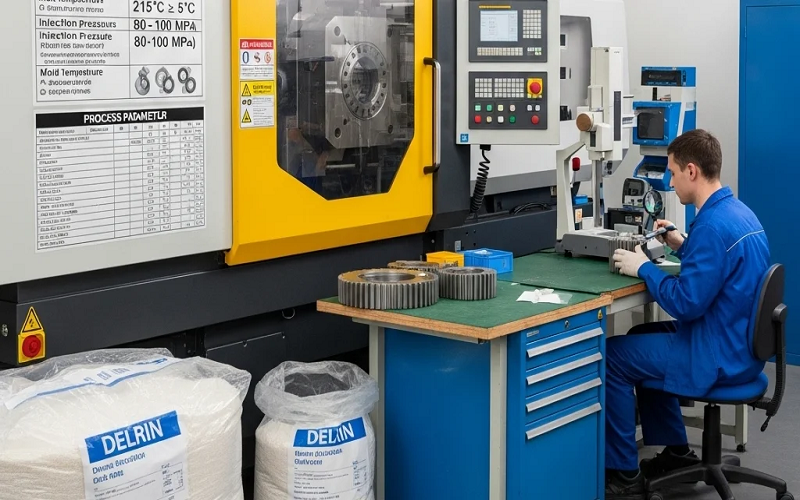 delrin injection molding process