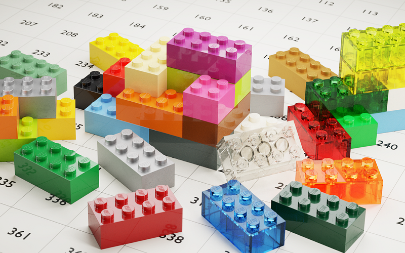 ABS Plastic LEGO Materials