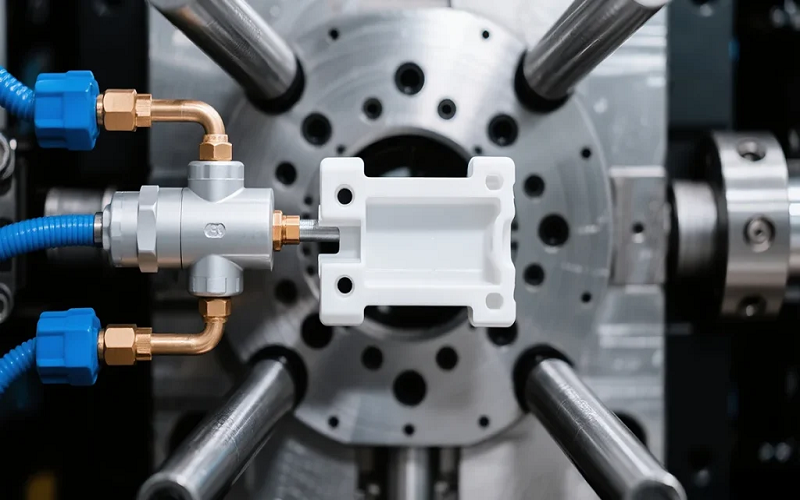 Gas assist Injection Molding