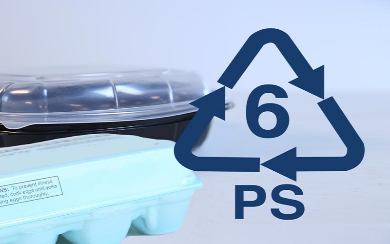 plastic recycling symbol 6-ps