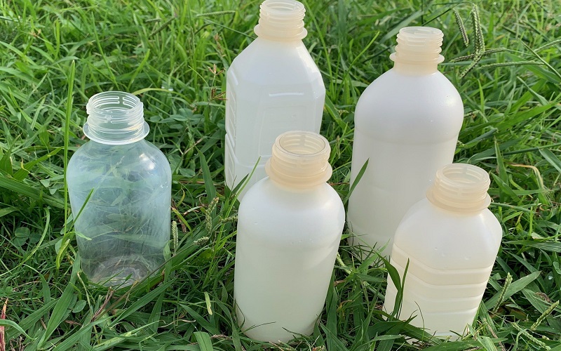 PLA plastic bottles