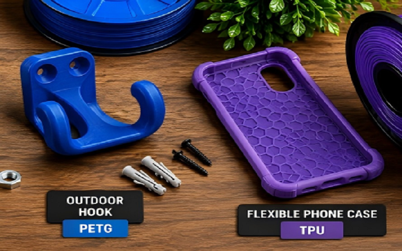 Applications of PETG and TPU
