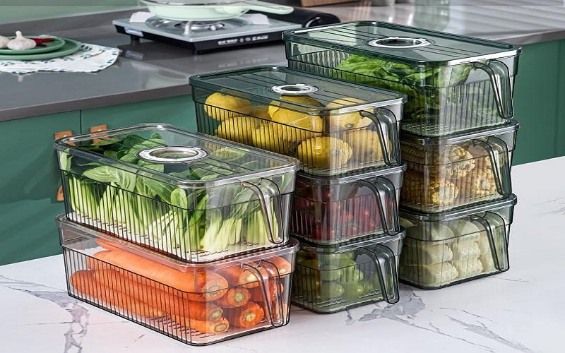 acrylic plastic container